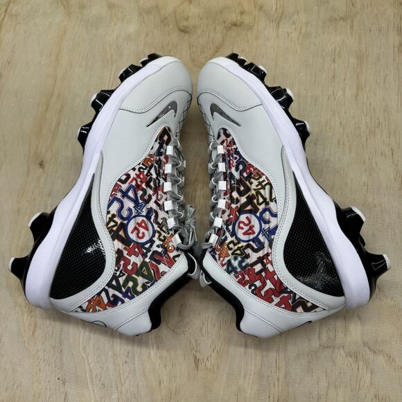 NEW Nike Griffey 2 MCS Jackie Robinson Day Baseball Cleats HJ4509-001 Mens Sz 13 main image 2